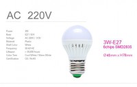 Ampolleta LED 3 Watts